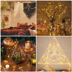 6 Pack LED Fairy Lights Battery Operated 20FT 60 LEDs Silver Wire String Lights Twinkle Lights Starry Fairy, alternate view 6