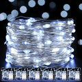 6 Pack LED Fairy Lights Battery Operated 20FT 60 LEDs Silver Wire String Lights Twinkle Lights Starry Fairy