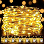 6 Pack LED Fairy Lights Battery Operated 20FT 60 LEDs Silver Wire String Lights Twinkle Lights Starry Fairy