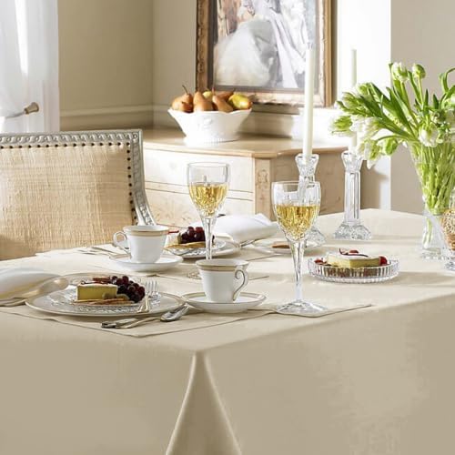6 Pack Nature Tablecloths 70x120 Inch for 6-8 Ft Rectangle Tables in 70x120 Inch in Nature, alternate view 2