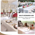 6 Pack Nature Tablecloths 70x120 Inch for 6-8 Ft Rectangle Tables in 70x120 Inch in Nature, alternate view 6