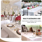 6 Pack Pink Tablecloths 70x108 Inch for 6 Foot Rectangle Tables in 70x108 Inch in Pink, alternate view 6