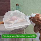 (6 Pack) Pop-Up Outside Picnic Mesh Food Covers Tent Umbrella for Outdoors and Camping Food Net Cover Keep Out, alternate