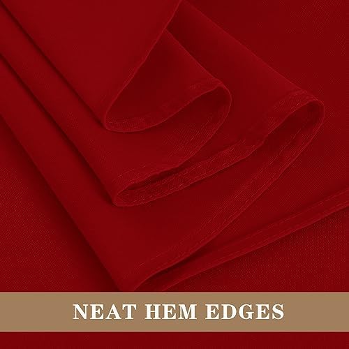 6 Pack Red Tablecloths 70x120 Inch for 6-8 Ft Rectangle Tables in 70x120 Inch in Red, alternate view 4