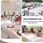 6 Pack Red Tablecloths 90x132 Inch for 6 Foot Rectangle Tables in 90x132 Inch in Red, alternate view 6