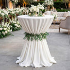 6 Pack Ruscus Garland Wedding Cocktail Table Ties Faux Greener, alternate view 4