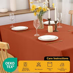 6-Pack Rust Tablecloths for Square Tables, 54 x 54 Inches in 54 x 54 Inches, alternate view 7