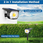 6 Pack Solar Spot Lights Outdoor Waterproof, Landscape Spotlights, alternate view 5