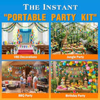 6 Pack Tropical Hawaiian Garland Luau Party Decorations, 60ft, alternate view 4