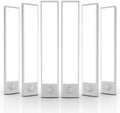 6 Pack Under Cabinet Lighting Wireless, 32 LED Rechargeable Battery Motion Sensor Light Indoor, Stick On