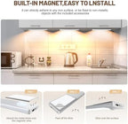 6 Pack Under Cabinet Lighting Wireless, 32 LED Rechargeable Battery Motion Sensor Light Indoor, Stick On, alternate view 6