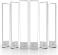 6 Pack Under Cabinet Lighting Wireless, 40 LED Rechargeable Battery Motion Sensor Light Indoor, Stick On