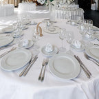 6 Pack White Round Tablecloths 70 Inch for 36"-48" Tables in White, alternate view 7