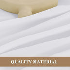 6 Pack White Table Cloths 90x156 Inch for 8 Foot Rectangle Tables in 90x156 Inch in White, alternate view 7