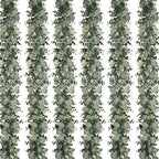 6 Packs 6FT Artificial Eucalyptus Garland Faux Greenery Garland