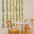 6 Packs 6FT Artificial Eucalyptus Garland Faux Greenery Garland, alternate view 6