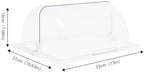 6 Packs Clear Chafing Dish Covers, 1/2 Size 90° Roll Top Chafing Dish Lid Plastic Transparent Chafing Dessert, alternate view
