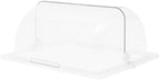 6 Packs Clear Chafing Dish Covers, 1/2 Size 90° Roll Top Chafing Dish Lid Plastic Transparent Chafing Dessert, alternate view