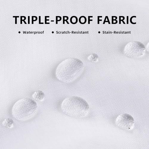 6 Panels Outdoor Sheer Curtains for Patio Waterproof with Grommet, alternate view 3