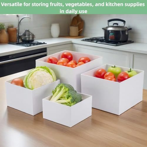 6 PCS 3-8 Inch Buffet Risers and Stands, Food Risers for Buffet Table in White, alternate view 6