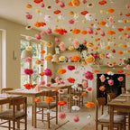 6 Pcs 35.4 ft Hanging Flower Artificial Wildflower Garlands Floral Vines, alternate view 5