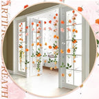 6 Pcs 35.4 ft Hanging Flower Artificial Wildflower Garlands Floral Vines, alternate view 6
