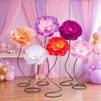 6 PCS 5ft Giant Artificial Flower for Wedding & Birthday Party in Multi Color