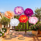 6 PCS 5ft Giant Artificial Flower for Wedding & Birthday Party in Multi Color, alternate view 4