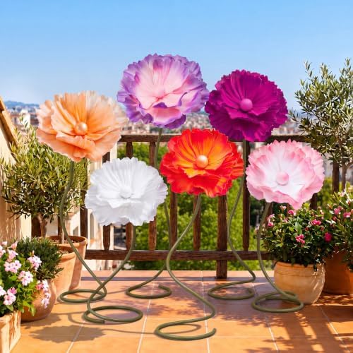 6 PCS 5ft Giant Artificial Flower for Wedding & Birthday Party in Multi Color, alternate view 4