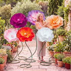 6 PCS 5ft Giant Artificial Flower for Wedding & Birthday Party in Multi Color, alternate view 6