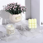 6 Pcs Acrylic Box Nesting Display Box Risers for Display 5 Sided Clear Stand Transparent Cases with Hollow, alternate view 5
