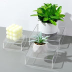 6 Pcs Acrylic Box Nesting Display Box Risers for Display 5 Sided Clear Stand Transparent Cases with Hollow, alternate view 6
