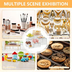 6 PCS Acrylic Display Case, 3" to 8" Food Display Buffet Risers in Clear, alternate view 7