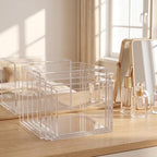 6 Pcs Acrylic Display Risers 6 Sizes 5 Sided Clear Cube Boxes, 3 to 8 Inch in transparent, alternate view 7