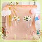 6 Pcs Acrylic Flower Stand Wedding Centerpieces, 23.6 Inch Tall in Clear, alternate view 6