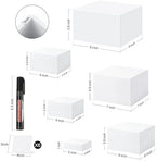 6 Pcs Acrylic Food Display 8x7x6x5x4x3 Inch Riser Buffet Risers w/ Signs a Pen Catering Dessert Jewelry Figures, alternate