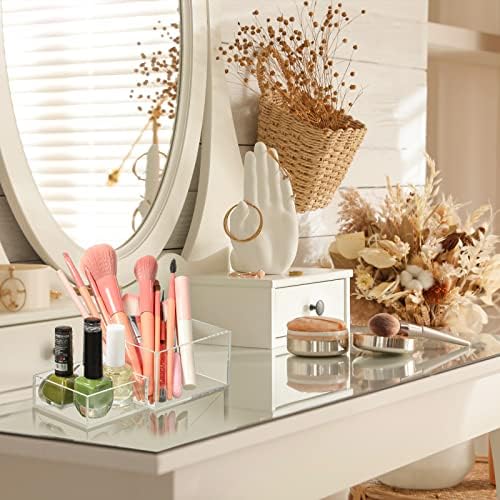 6 Pcs Acrylic Risers Cube Stands, Clear, 3 to 8 Inch, Square in Clear, alternate view 2