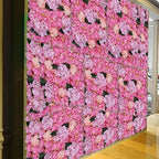 6 Pcs Artificial Flower Wall Panels 3D Flower Background Panel for Wall, 60x40cm Wedding Flower Decorations Wall, alternate