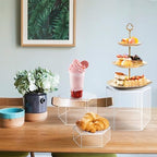 6 Pcs Buffet Risers, Dessert Stands, Acrylic Boxes for Display, Hexagonal Jewelry Showcase, Riser Display Cases, alternate