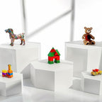 6 Pcs Buffet Risers, Dessert Stands Acrylic, Food Risers for Buffet, Jewelry Showcase, Riser Display Cases, alternate view 5
