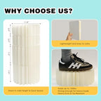 6 Pcs Buffet Risers, Foldable Food Display Risers, White in White, alternate view 5