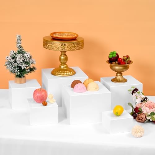 6 PCS Buffet Risers, Food Risers for Buffet Table, Display Stand Shelf for Party, Catering, Jewelry, alternate view 2