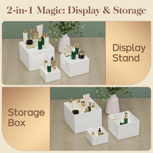 6 PCS Buffet Risers, Food Risers for Buffet Table, Display Stand Shelf for Party, Catering, Jewelry &, alternate view 4