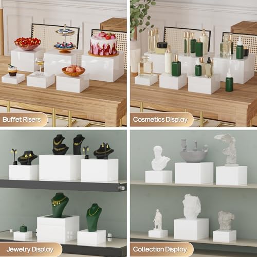 6 PCS Buffet Risers, Food Risers for Buffet Table, Display Stand Shelf for Party, Catering, Jewelry &, alternate view 6