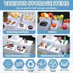 6 PCS Buffet Risers, Food Risers for Buffet Table, (Size 3",4",5",6",7",8")Cube Boxes Display with Hollow, alternate view 4
