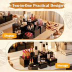 6 PCS Buffet Risers, Large Food Risers for Buffet Table in Black, alternate view 5