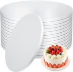 6 PCS Cake Drums 12 Inch, 12inch Drum, Cake Boards 12 Inch Round, 1/2" Thick Cardboard, Sturdy Circle, Base para