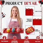 6 Pcs Casino Plastic Serving Tray Rectangle Serving Platters in Casino, alternate view 4