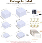 6 Pcs Cupcake Stand-Dessert Table Display Set, Display Shelf Acrylic Buffet Risers and Display Stand for Buffet, alternate