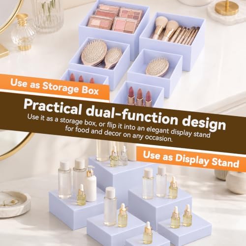 6 Pcs Cupcake Stand-Dessert Table Display Set, Display Shelf Acrylic Buffet Risers and Display Stand for Buffet, alternate